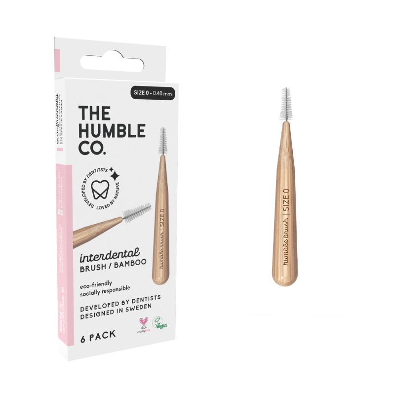 Brossettes Interdentaires en Bambou - THE HUMBLE CO. - 6 brossettes T0
