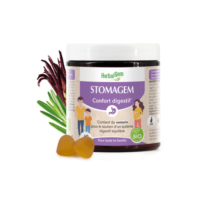 STOMAGEM Confort digestif - Herbalgem - 60 gummies