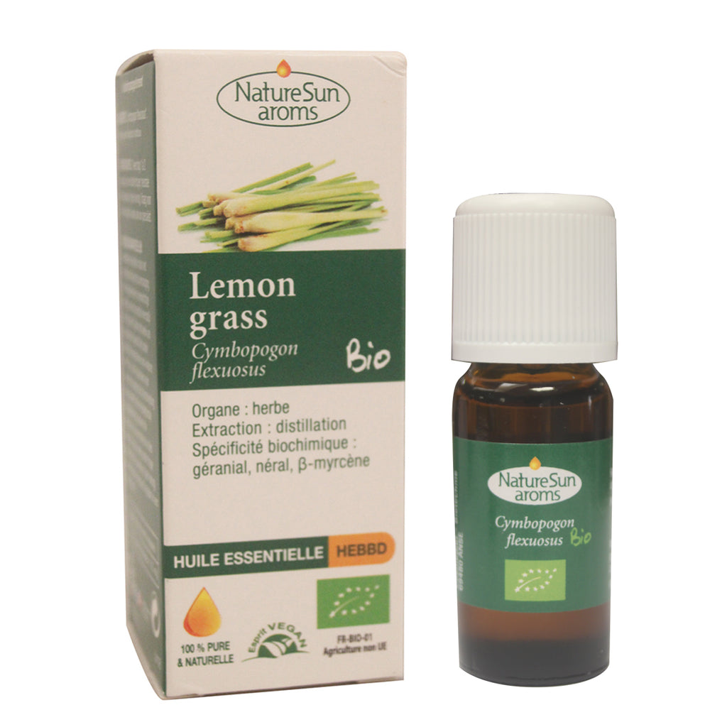 Huile Essentielle de Lemon Grass Bio NatureSun Aroms