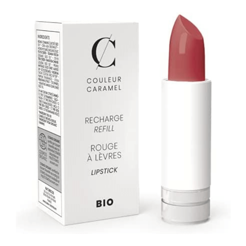 Recharge Rouge à lèvres Satiné N°234 - Bois de rose - Bio - Couleur Caramel