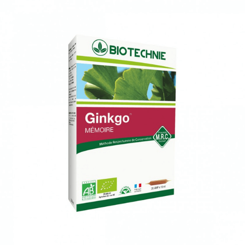 Ginkgo Bio - Biotechnie - Mémoire - Complément Alimentaire