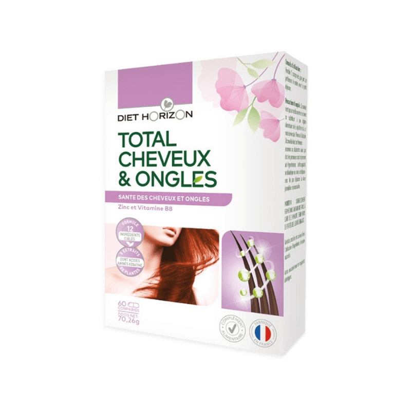 Total Cheveux & Ongles - Diet Horizon - 60 Comprimés france